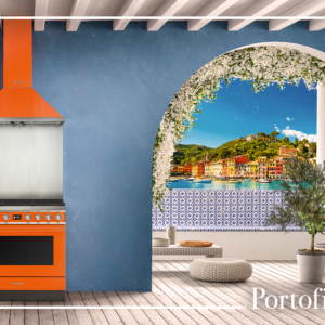 תנור משולב  כתום