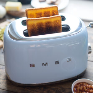 מצנם קופץ ל-2 פרוסות בצבע כחול פסטל