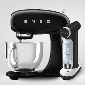 סט מיקסר עומד ומכשיר סודה - בצבע שחור