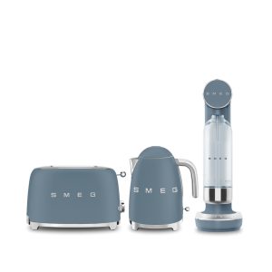 סט מצנם ומכשיר סודה + קומקום במתנה - בצבע כחול סערה