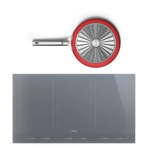 כיריים אינדוקציה אפורות במבצע + מחבת אדום במתנה