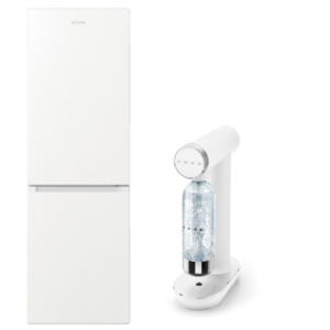 מקרר לבן עם מקפיא תחתון במבצע + מכשיר סודה במתנה