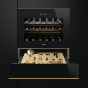 מגירת סומלייה שחורה ליינות מתצוגה