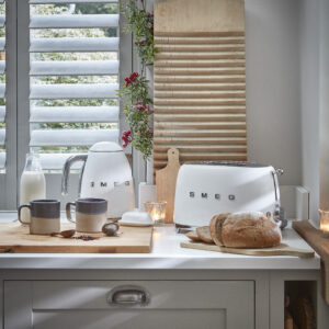 מצנם קופץ ל-2 פרוסות בצבע לבן מט